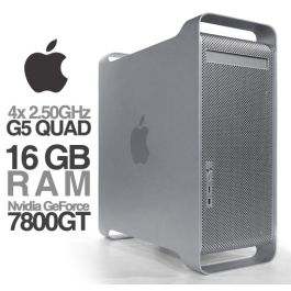 Power Mac G5 A1177  Apple Power Mac G5 QUAD 2.5GHz 16GB 500GB DVD-RW WiFi Bluetooth