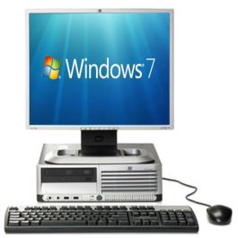 Complete set of HP Compaq dc7700 Windows 7 SFF Core 2 Duo or...