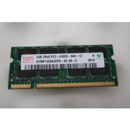 Hynix 2*2Go RAM PC Portable HYNIX HYMP125S64CP8-S6 AB-C DDR2 PC2-6400S 800MHz CL6 