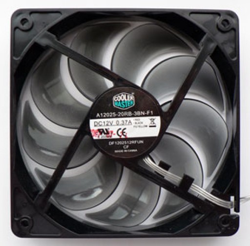 Cooler Master 3pin Blue LED 120mm x 25mm Cooling Fan A1202520RB3KNF1