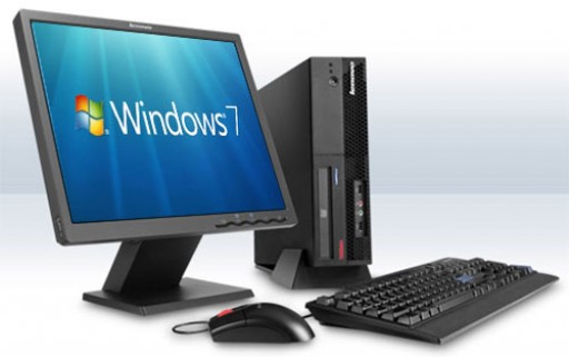 Desktop Pc System Ibm Thinkcentre 1gb Computer 17 Inch Flat Screen