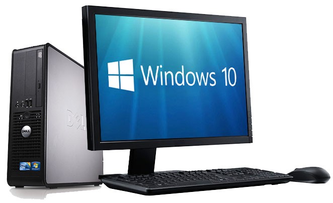 Refurbished Complete set of Dell 780 1TB Windows 10 64-Bit Desktop PC