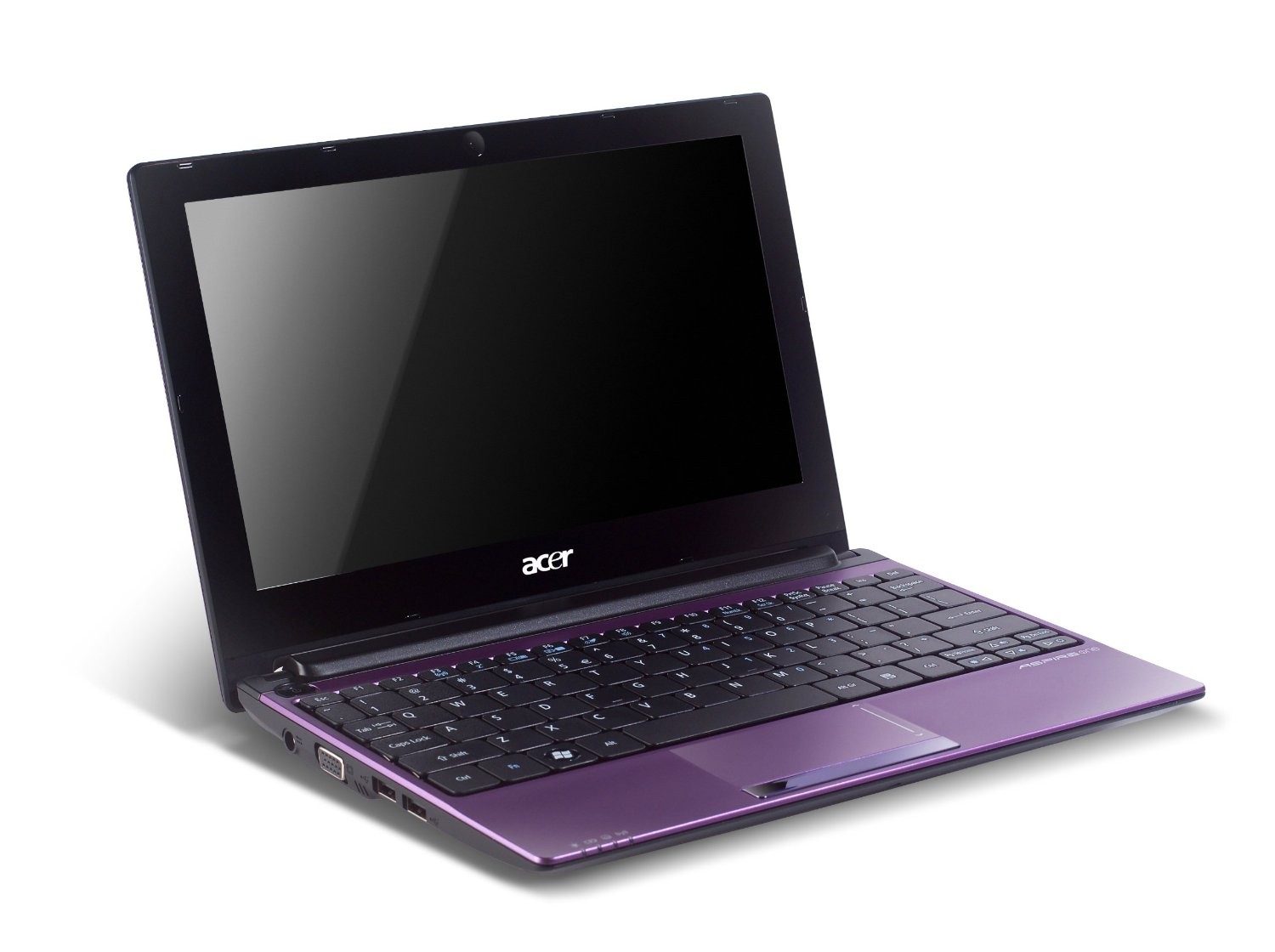 Refurbished Acer Aspire One D260 Purple Netbook. Buy refurbished windows 7 laptops and netbooks