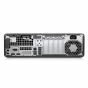 HP EliteDesk 800 G4 SFF rear ports including DisplayPort, USB, Ethernet and audio jacks