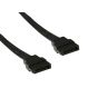 Job Lot of 10 x SATA Serial ATA 30CM Straight Black Cables 16VP1