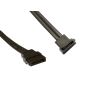 Job Lot of 10 x SATA 60CM Straight to Right Angle Cables 611894-016