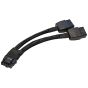 Nvidia 16-Pin 300W 12V 2x6 to 2x 8-Pin PCIe Power Adapter Cable front view

