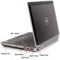 Dell Latitude E6430 14.1" Intel Core i7-3520M 8GB 256GB SSD DVDRW WiFi Windows 10 Professional 64-Bit Laptop