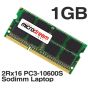 1GB 2Rx16 PC3-10600S 1333MHz 204Pin DDR3 Sodimm Laptop Memory RAM