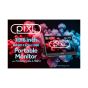 Illustration depicting piXL 15.6" Portable Monitor - PM156C - Full HD IPS 60Hz HDMI, USB-C