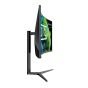 Illustration depicting piXL 34" Curved Ultrawide Gaming Monitor - CM34C7 - UWQHD 165Hz HDMI, DisplayPort, USB-C