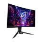 Illustration depicting ASRock 27" Curved Gaming Monitor - PG27QRT2A - QHD VA 180Hz HDMI, DisplayPort