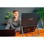 Illustration depicting Verbatim 15.6" Dual Portable Monitor - 32403 - Full HD Essentials