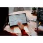 Illustration depicting Verbatim 14" Portable Touch Monitor - 49591 - Full HD IPS USB-C Aluminium