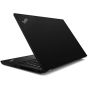 ThinkPad L490 lid closed – rear angle showing matte black finish with Lenovo logo