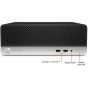 HP ProDesk 400 G4 SFF Desktop PC - 6th Gen Intel Quad Core i5-6500 3.2GHz 8GB DDR4 256GB SSD DVDRW USB 3.1 WiFi Windows 10 Professional