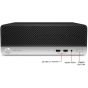 HP ProDesk 400 G4 SFF Desktop PC - 6th Gen Intel Core i3-6100 3.7GHz 8GB DDR4 128GB SSD DVDRW USB 3.1 WiFi Windows 10 Professional