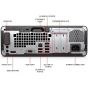 HP ProDesk 400 G4 SFF Desktop PC - 6th Gen Intel Quad Core i5-6500 3.2GHz 8GB DDR4 256GB SSD DVDRW USB 3.1 WiFi Windows 10 Professional
