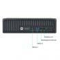 HP EliteDesk 800 G1 Ultra Slim Desktop PC - Intel Quad Core i5-4690s 3.2GHz 8GB 256GB SSD USB 3.0 DVD WiFi Windows 10 Professional
