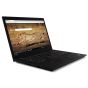 Lenovo L490 14-inch Full HD display – angled right view with keyboard