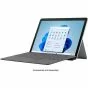 Microsoft Surface Go 3 with Type Cover keyboard – side angle (accessories shown)