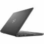 Dell Latitude 5400 business laptop rear angled view in black finish
