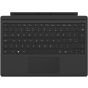 Microsoft Surface Pro Type Cover black keyboard with trackpad top view