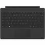 Microsoft Surface Pro Type Cover black keyboard with trackpad top view