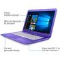 HP Stream 14-ax002na 14-inch HD Laptop (Violet Purple) - (Intel Celeron N3060, 4GB RAM, 32GB eMMC, WebCam, WiFi, HDMI, Windows 10)