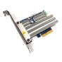 HP 742006-005 Z Turbo Drive G2 adapter card angled view