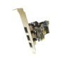 InLine 3+1 USB 3.0 Ports High Profile PCIe Expansion Card with SATA Power 76662I