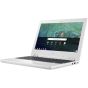 Acer Chromebook 11 CB3-132 white laptop open front view showing 11.6 inch HD display