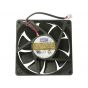 AVC DS08015B12M 2 Pin Black PC Case Fan 80mm x 15mm 