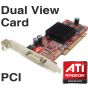 ATI FireMV 2200 PCI Graphics Card 64MB DUAL VIEW DMS-59