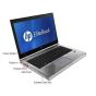HP EliteBook 8460p 2nd Gen i7-2620M 4GB 320GB WebCam USB 3.0 Windows 10 Professional 64-bit