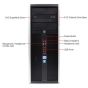 HP 8200 Elite Tower PC - Quad Core i7-37708GB 500GB DVDRW WiFi  Windows 10 Professional 64bit