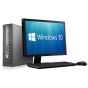 Complete set of 22" Monitor and HP EliteDesk Quad Core i5-6500 8GB 128GB SSD WiFi Windows 10 64-Bit  Desktop PC Computer
