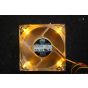 Cooler Master A8025-25RB-3BN-P1 80mm x 25mm Yellow LED 3Pin Case Fan 