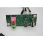 Packard Bell Imedia S 1839 1529 USB Audio Board Panel & Cables 6955660000