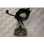 Acer Aspire X3200 USB Audio Board Ports Panel 48.3V002-011
