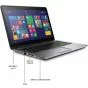 HP EliteBook 840 G2 laptop side profile with VGA and USB Ports