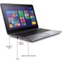 HP 14" EliteBook 840 G1 Ultrabook - Full HD (1920x1080) Core i7-4600U 8GB 256GB SSD WebCam WiFi Windows 10 Professional 64-bit Laptop PC