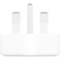 Apple 5W charger – fixed UK prongs – rear view