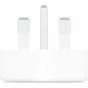 Apple 5W charger – fixed UK prongs – rear view