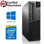 Lenovo ThinkCentre M91p SFF Intel Core i3 8GB RAM 250GB Windows 10 Desktop PC Computer