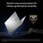 ASUS Vivobook Go 15 E1504FA showing military-grade certificate