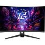 Illustration depicting ASRock 27" Curved Gaming Monitor - PG27FRS1A - Full HD VA 280Hz HDMI, DisplayPort