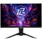 Illustration depicting ASRock 27" Gaming Monitor - PGO27QFV - QHD OLED 360Hz HDMI, DisplayPort, USB-C