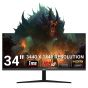 Illustration depicting piXL 34" Ultrawide Gaming Monitor - CM34G3 - UWQHD IPS 165Hz