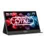 Illustration depicting piXL 15.6" Portable Monitor - PM156C - Full HD IPS 60Hz HDMI, USB-C